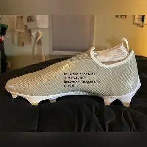 Custom ”Off White Cream” Nike Vapor Pro 360 football cleats Nike | Shoes | Custom Off White Cream Nike Vapor Pro 36  main image 3